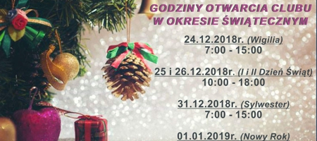 godziny otwarcia clubu